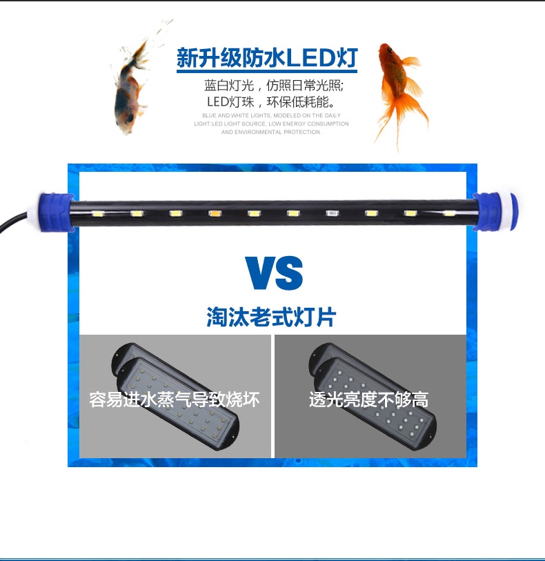 聚宝源鱼缸水族箱S-500-白色