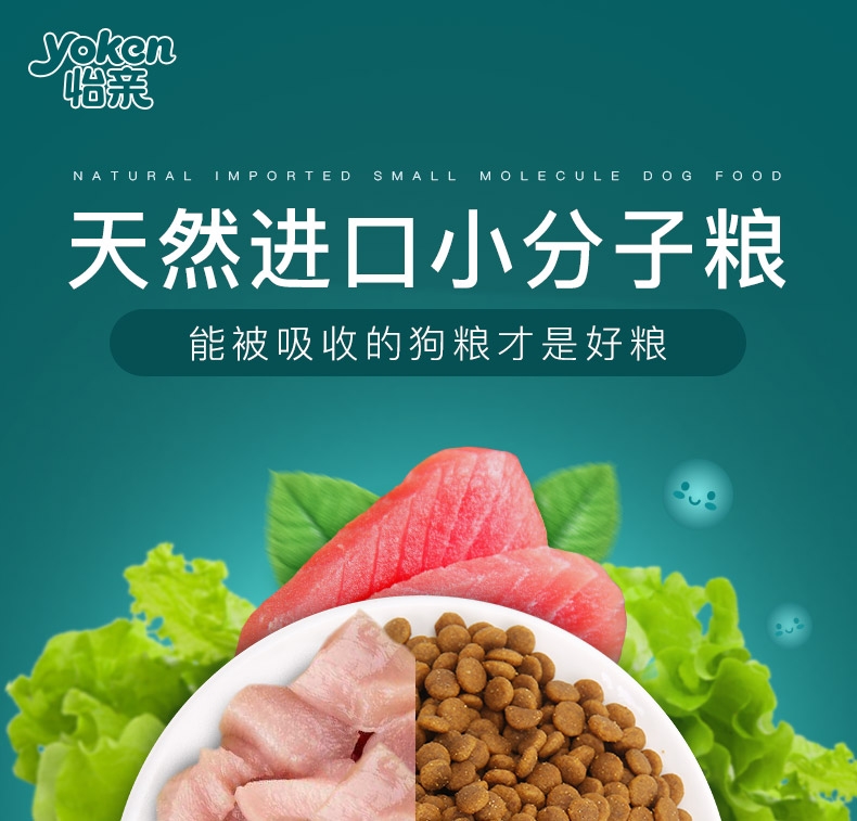 怡亲yoken 泰迪成犬粮专用狗粮2.5kg