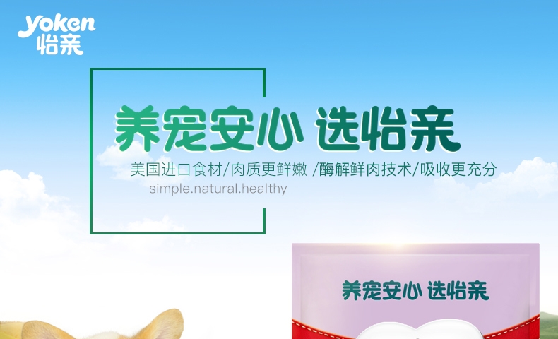 怡亲Yoken 小型幼犬试吃装 50G