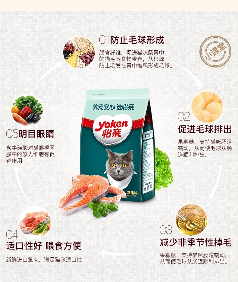 怡亲 成猫粮专用粮2.5KG