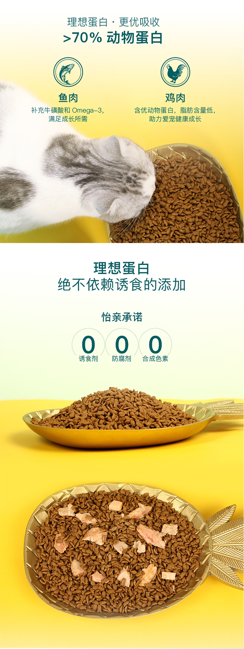 怡亲Yoken 去毛球成猫粮 2.5kg