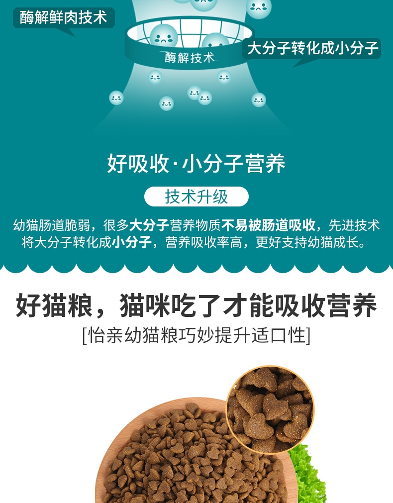 怡亲 幼猫粮专用粮2.5KG