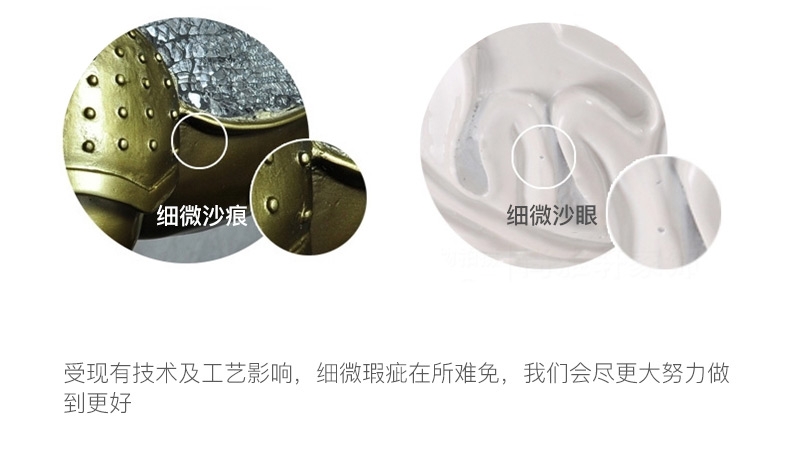 多拉乐 树脂仿真狗罗威纳模型 一套四只 装饰摆件