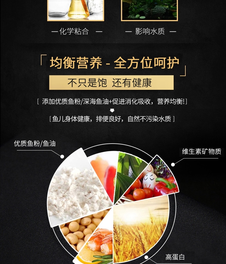 锦跃锦鲤饲料螺旋藻500克中粒瓶装