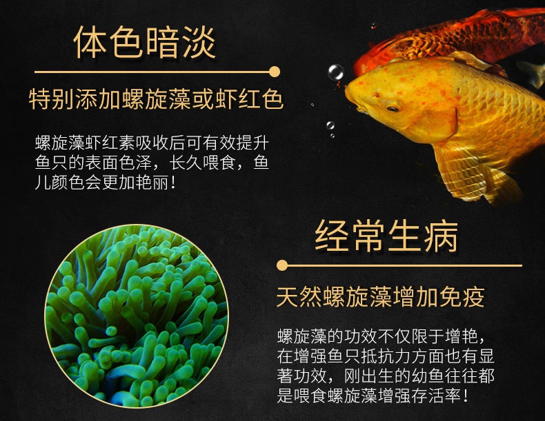 锦跃锦鲤饲料色扬(玩家版)2000克S号桶装
