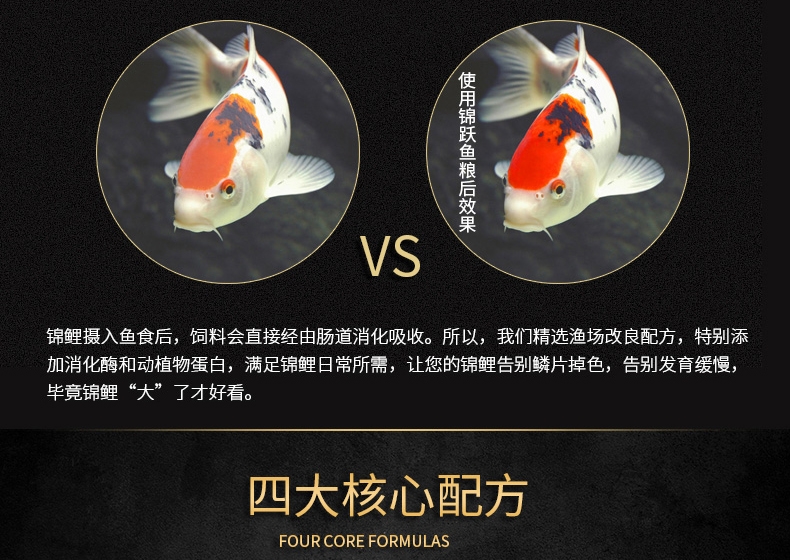 锦跃锦鲤饲料色扬(玩家版)2000克S号桶装