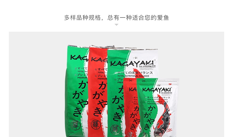 傲深卡加野记锦鲤饲料成长配方-中粒-5kg(3mm)