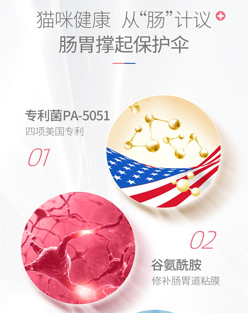 麦德氏In-kat 猫用益生菌 20g 肠道调理助消化吸收毛球排出