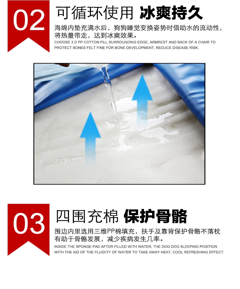 美国进口K&H 宠物加水围边水床 chewy热销