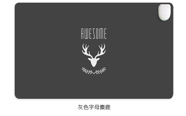 Ime 冬季暖桌垫 柯基胖屁款 持久耐磨不褪色