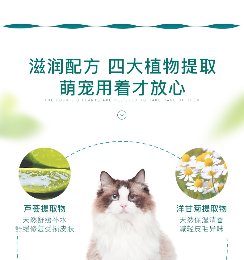 怡亲Yoken 宠物湿巾100片/包*3包 柔绵无纺布 猫狗通用