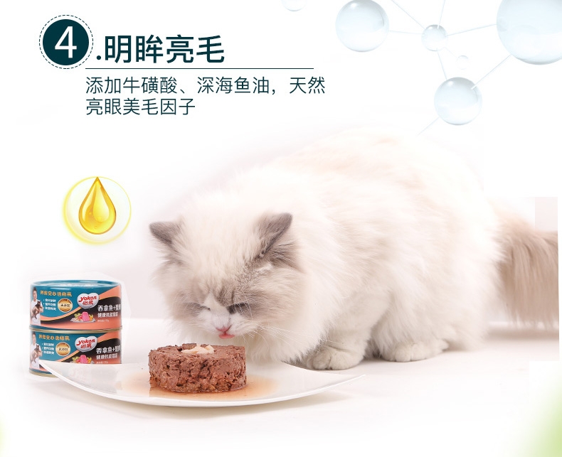 怡亲Yoken 吞拿鱼鸡肉健康机能猫罐头 170g*12