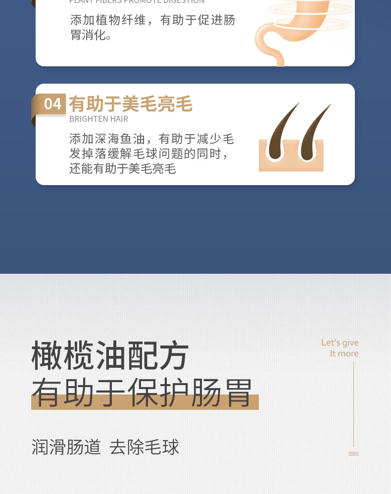 MAG 猫用橄榄油化毛膏 120g 调理肠胃速效催吐毛球