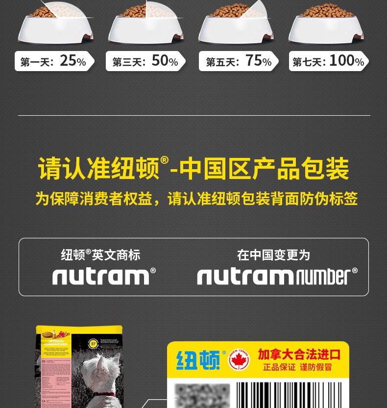 纽顿Nutram T22无谷鸡肉火鸡肉配方全期猫粮 1.5kg 加拿大进口