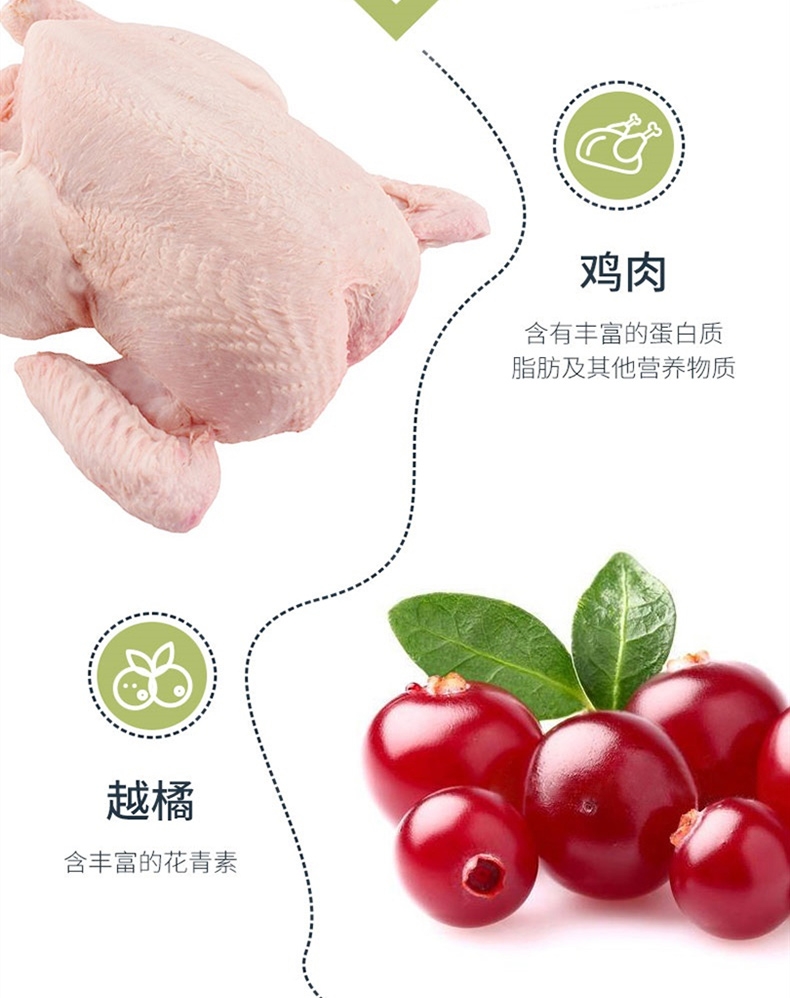 伯纳天纯 鸡肉樱桃小型犬幼犬粮 1.5kg