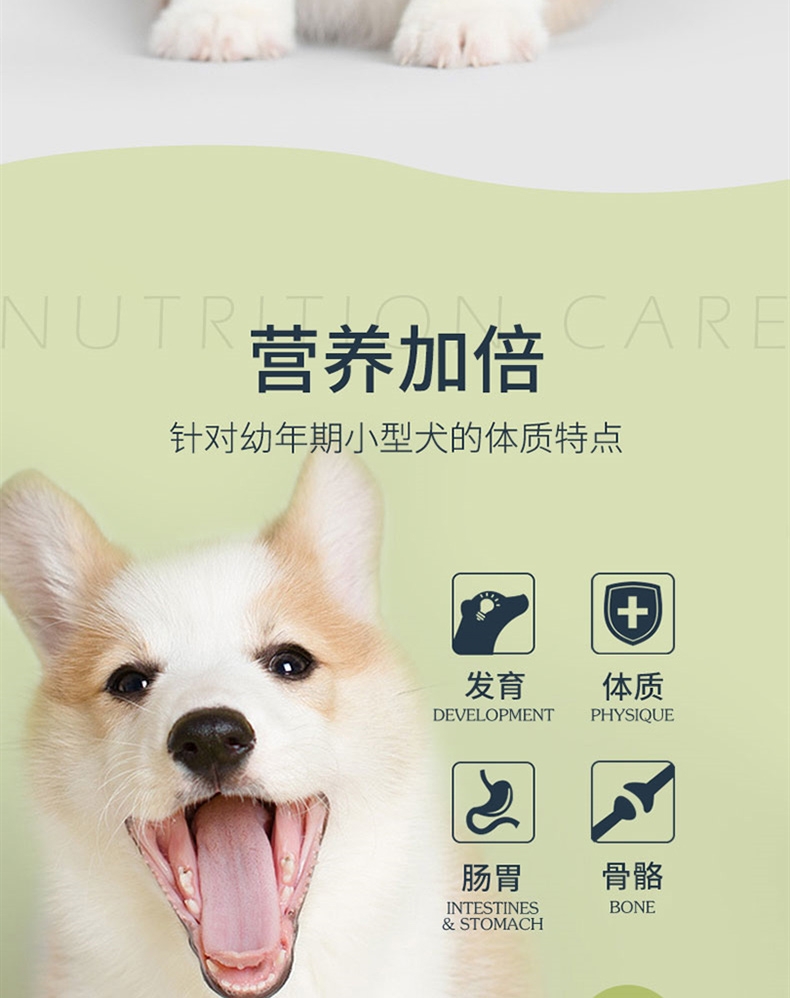 伯纳天纯 鸡肉樱桃小型犬幼犬粮 1.5kg