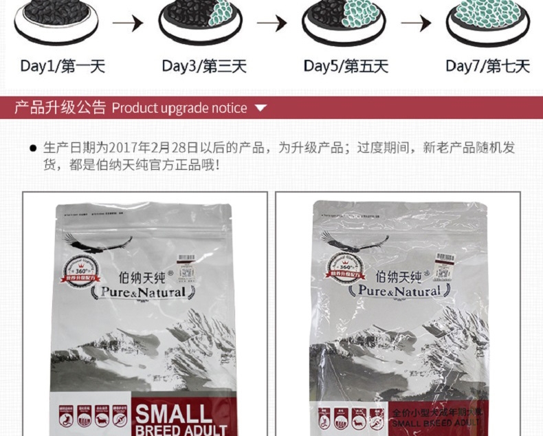 伯纳天纯 鸡肉配方小型犬成犬粮 1.5kg
