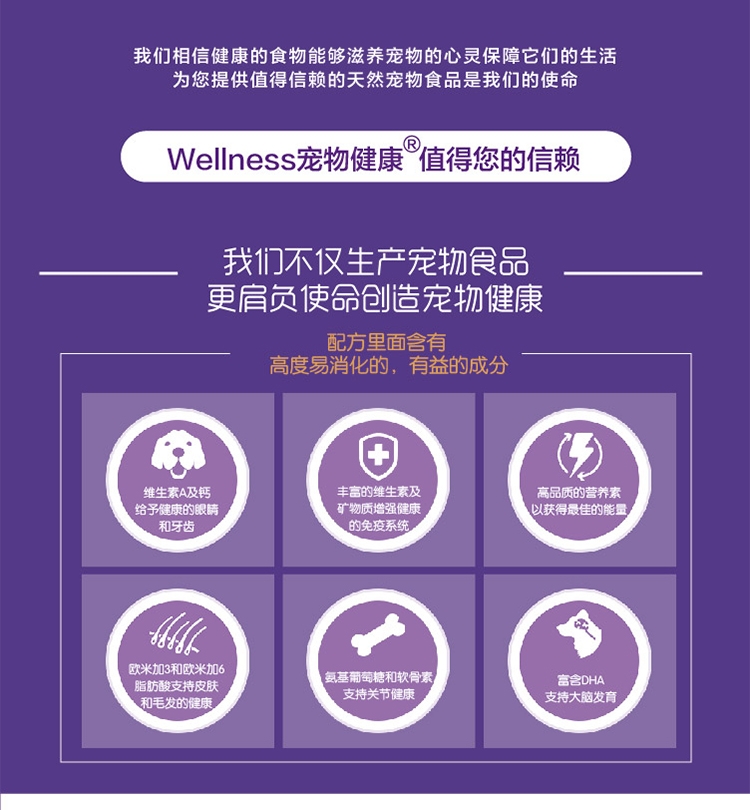 Wellness 室内成猫粮鸡肉配方猫粮2.7kg