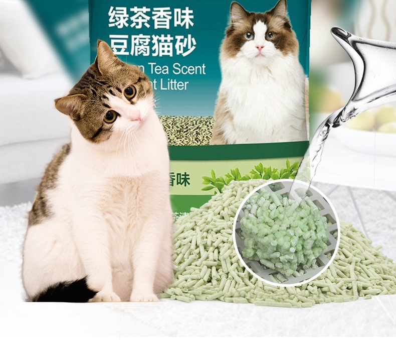 怡亲Yoken 绿茶豆腐猫砂6L 2.0升级款