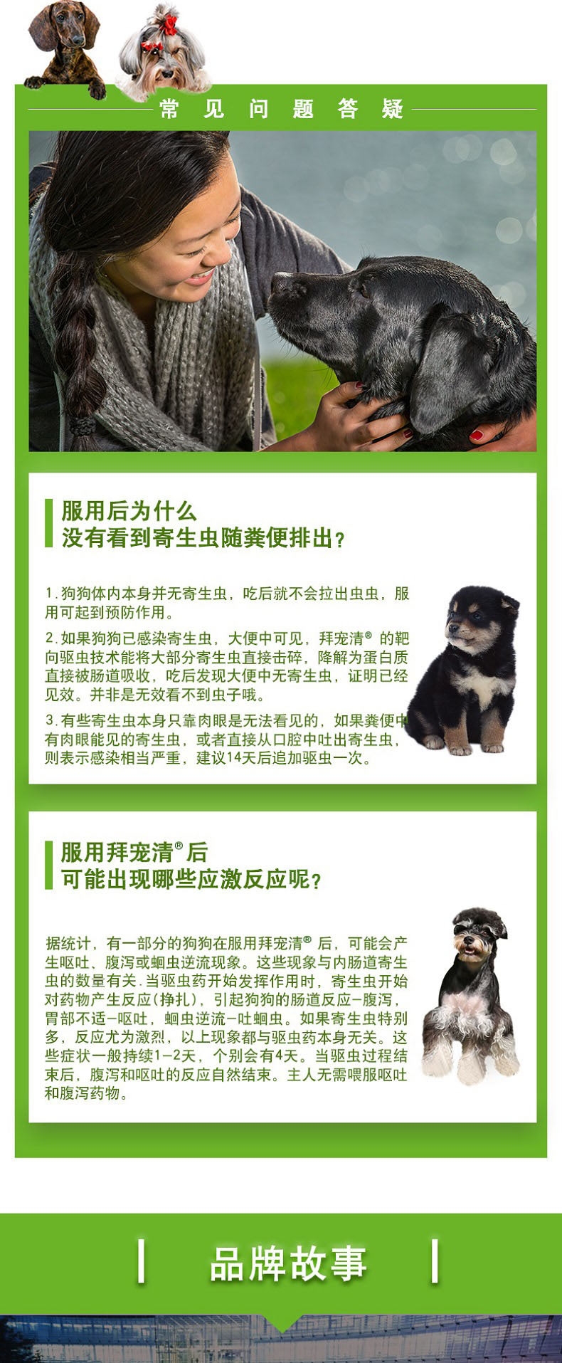 拜宠清 犬用体内驱虫 口服 6片盒装/可三个月喂一次 德国进口