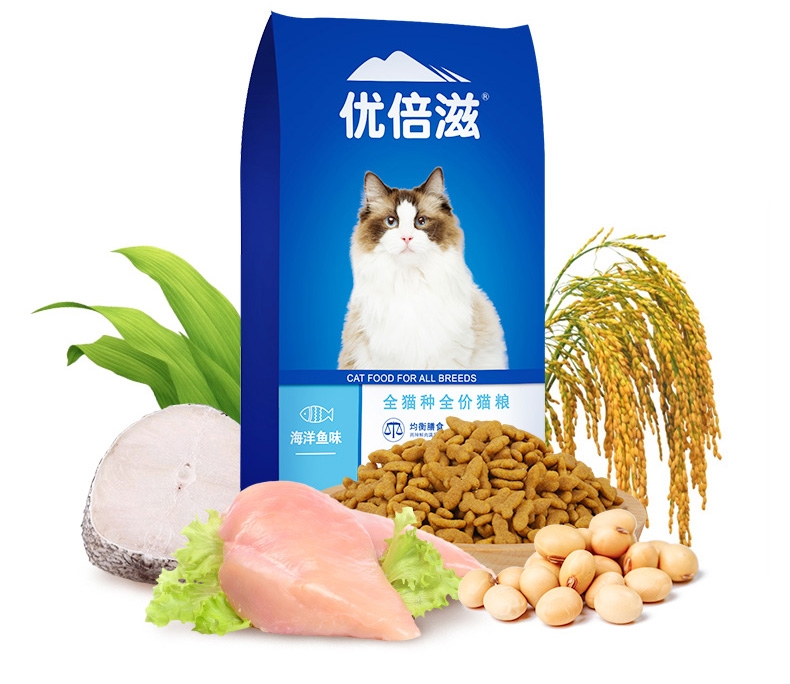 优倍滋 海洋鱼味全猫种全期猫粮 10kg