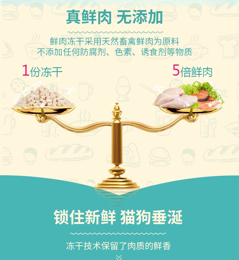 麦富迪 冻干三文鱼55g 猫零食