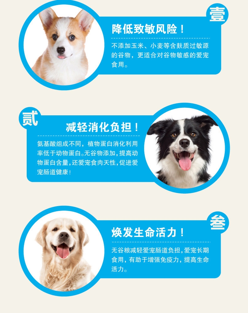顽皮Wanpy 无谷低敏贵宾犬成犬粮 1.5kg