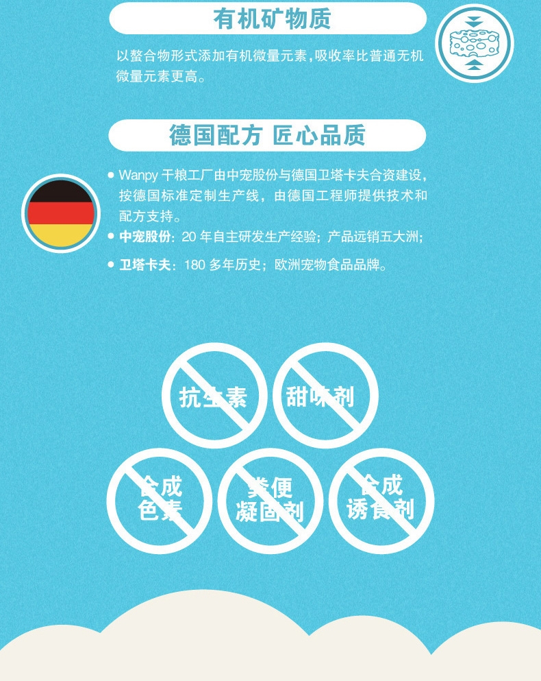 顽皮Wanpy 无谷低敏贵宾犬成犬粮 1.5kg