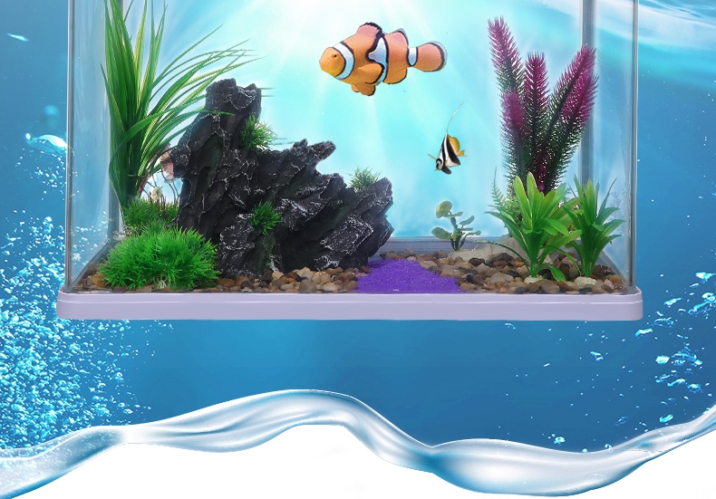 聚宝源 水族造景装饰套餐(孤峰紫苇)适用50cm缸