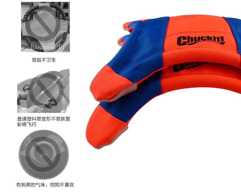 Petmate CHUCKIT!®四角飞鼠飞盘