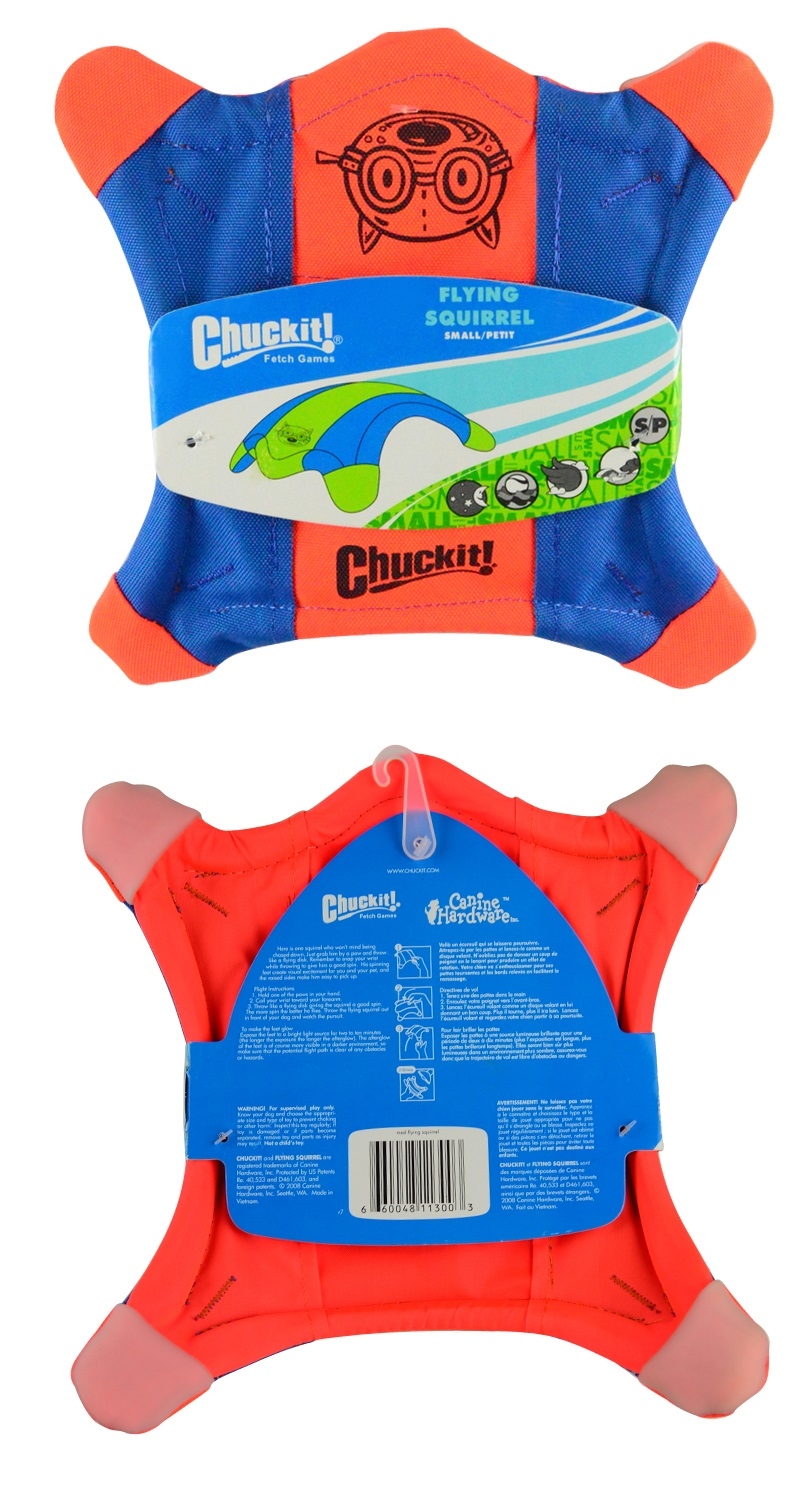 Petmate CHUCKIT!® 四角飞鼠飞盘狗玩具陪玩宠物玩具