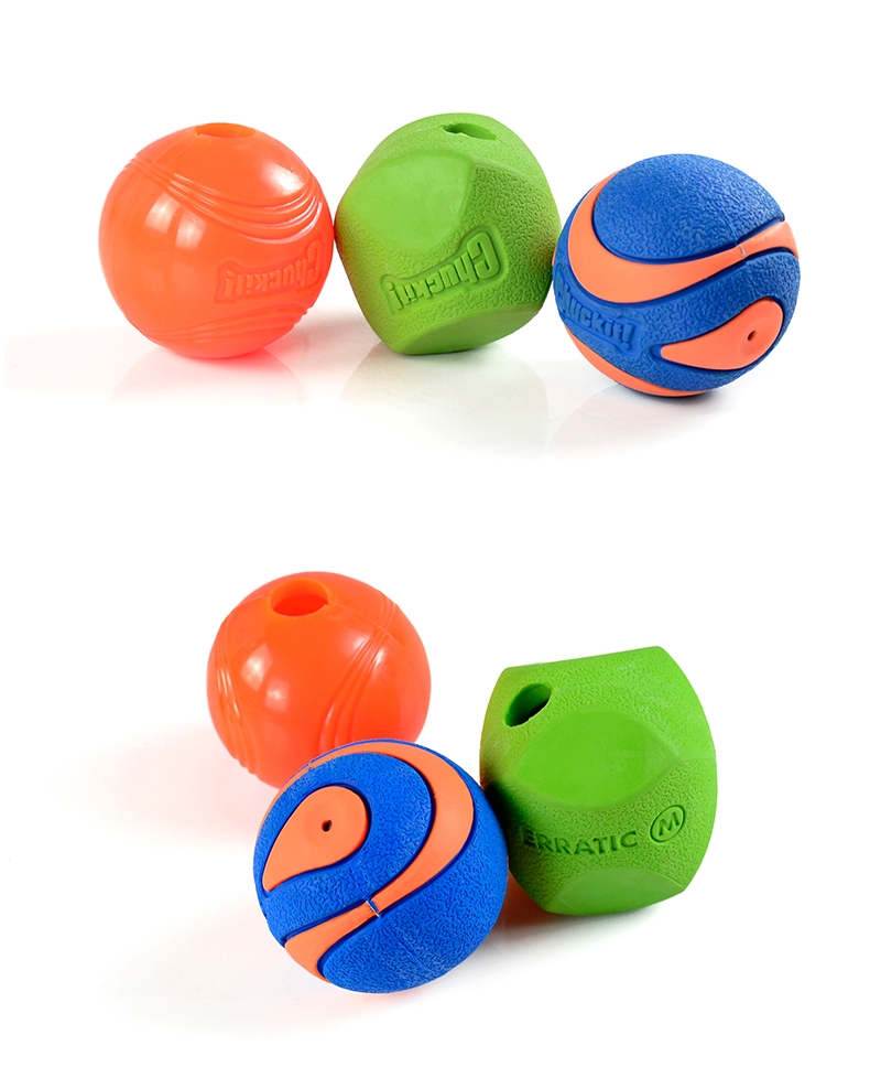 Petmate Chuckit!经典弹球3只混装二代 狗狗玩具