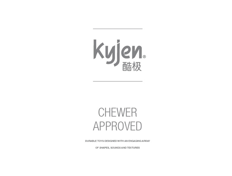 酷极Kyjen 火龙德雷克耐咬发声狗狗玩具