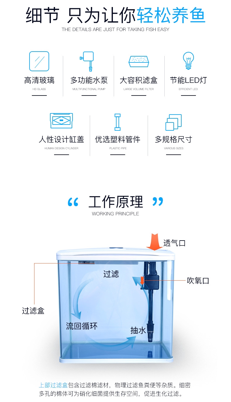 聚宝源 水族造景装饰套餐(幽静木屋)适用40cm缸
