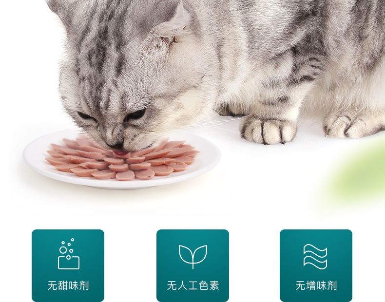 怡亲Yoken 鱼肉味火腿肠奖励猫零食 12g*30支