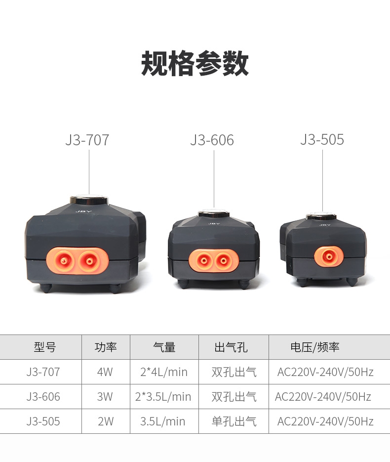 聚宝源 增氧泵J3-505