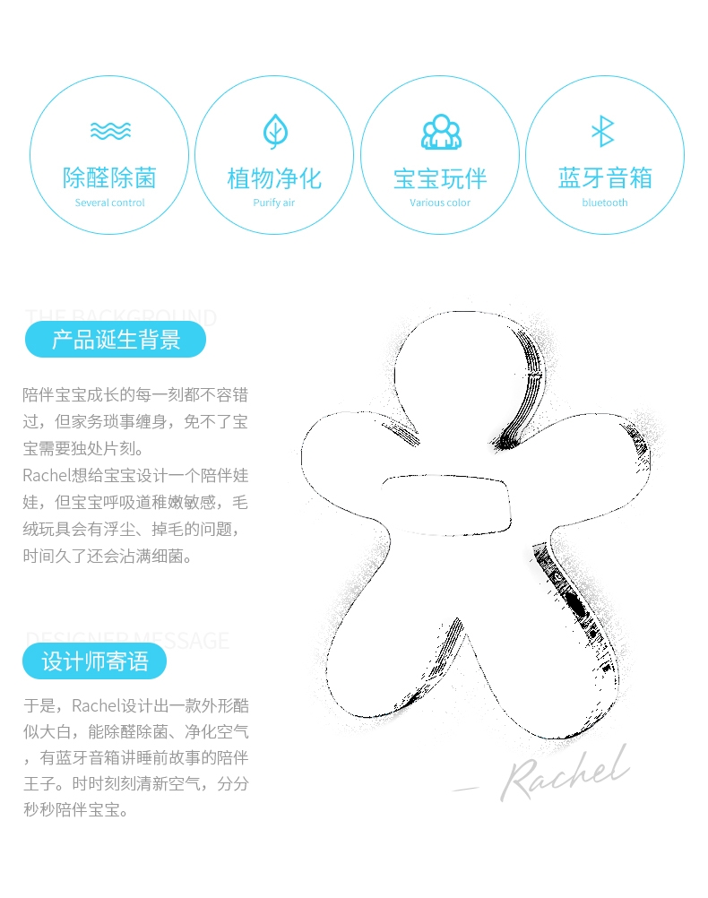 飘艾儿Pureayre 空气净化王子车菊蓝 含一颗胶囊 除醛除菌