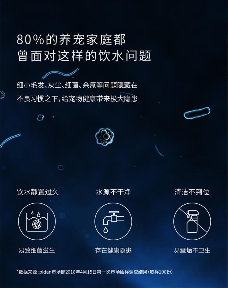 pidan 宠物电动饮水机 PD2450W