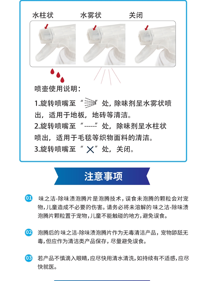 FIZZION味之洁除味渍(两粒装)