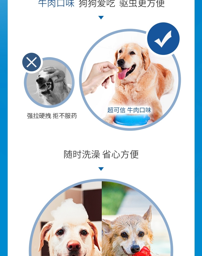 超可信 M 犬用内外同驱(7.5-15KG犬用)整盒装3片