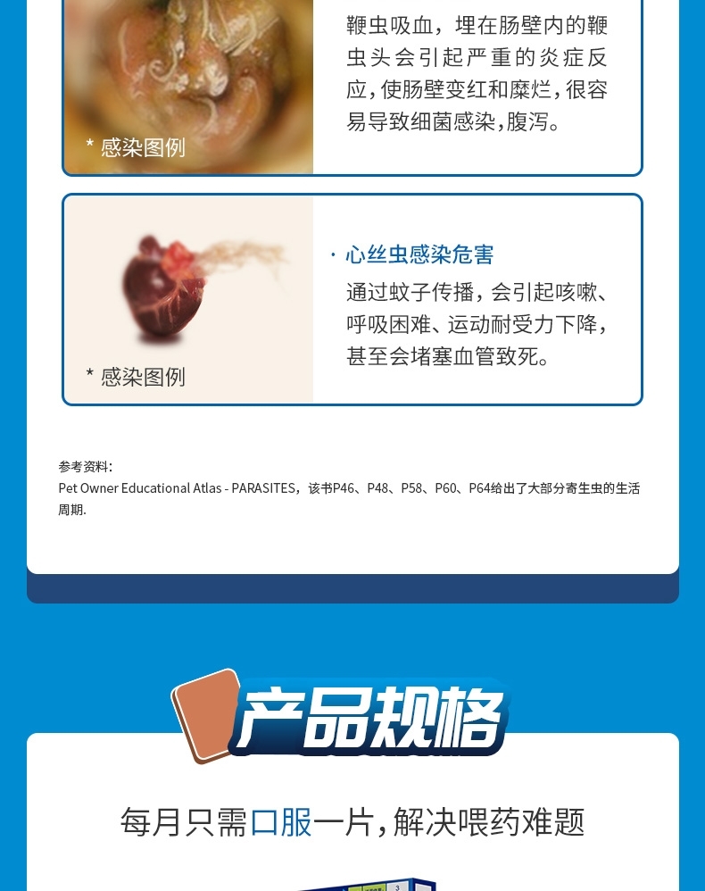 超可信 L 犬用内外同驱(15-30KG犬用)整盒装3片