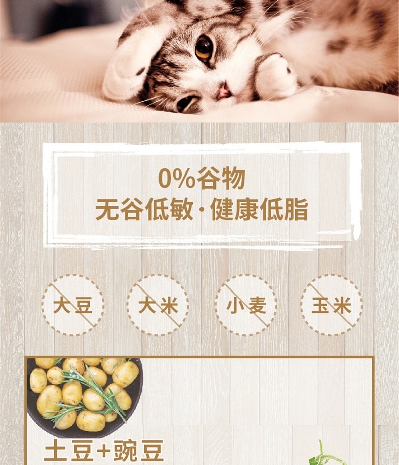 Primo 鸡肉三文鱼无谷低敏室内成猫粮 1.8kg 比利时进口