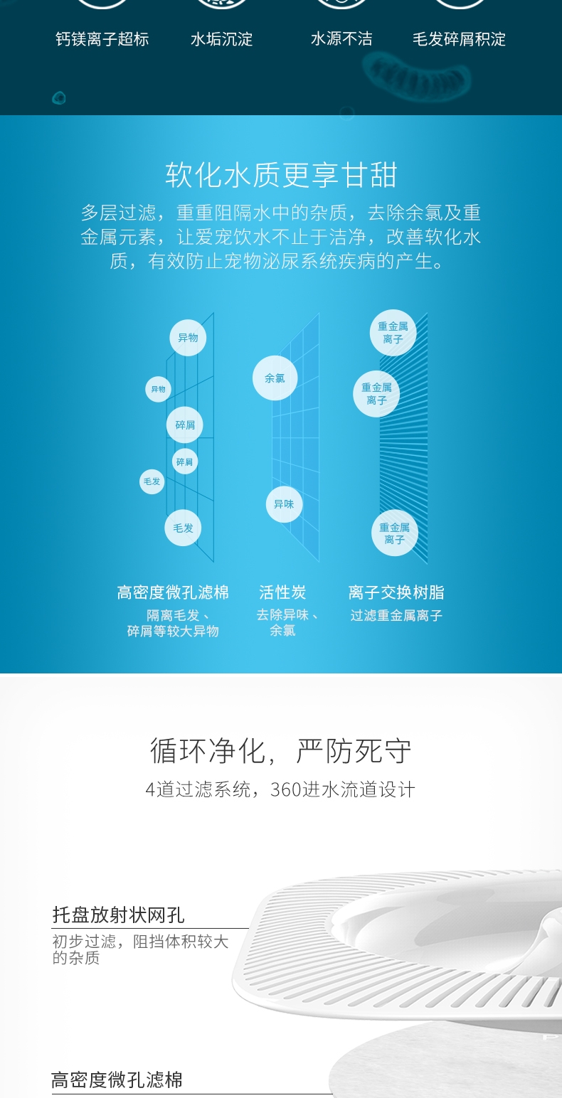 小佩Petkit 宠物智能饮水机二代 净化加温二合一