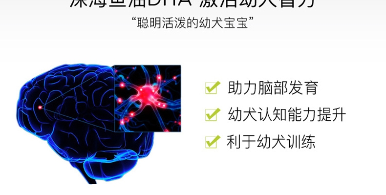 爱慕思 鸡肉口味大型犬幼犬专用犬粮 2kg *2包 含深海鱼油DHA 激活幼犬智力