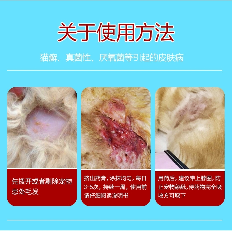 朗博特LANBOTO 癣清复方酮康唑软膏治疗猫癣 15g/支