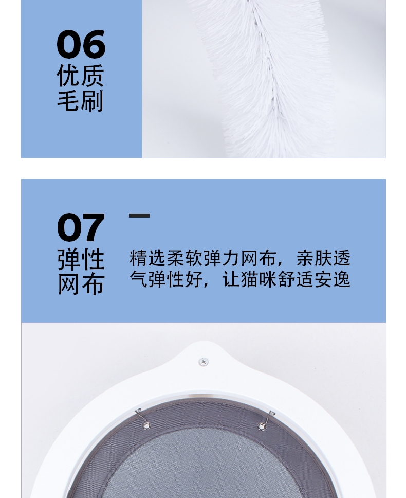 ZEZE 实木吊床蹦蹦床猫爬架 多功能于一体