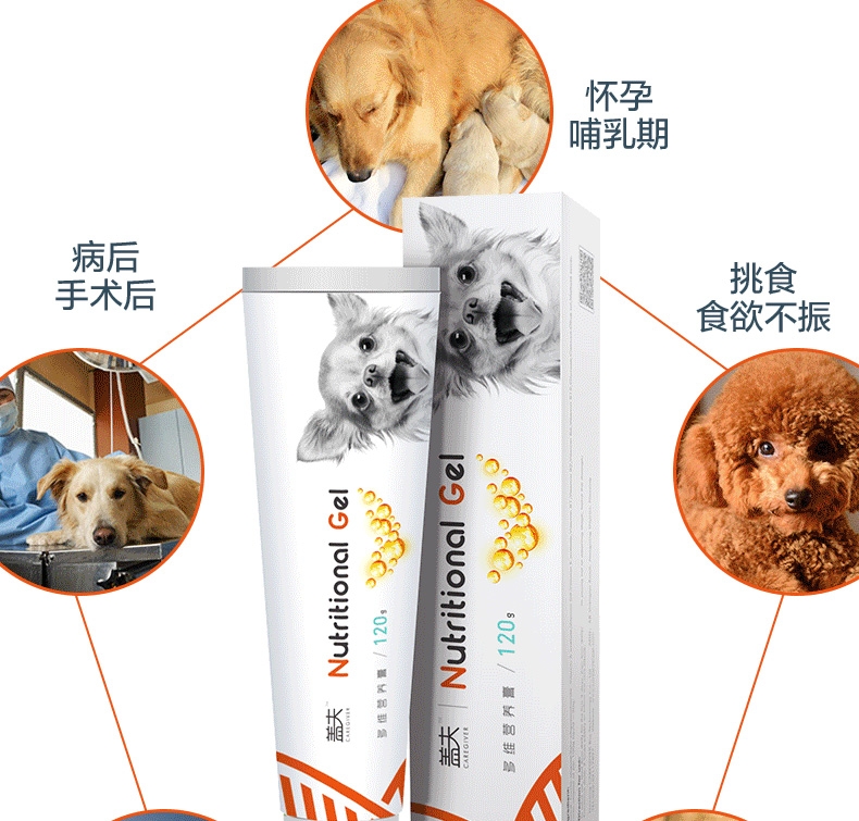 盖夫 猫狗宠物均衡营养膏120g 促进矿物质吸收 养护皮毛