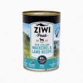 滋益巅峰Ziwi peak 无谷马鲛鱼羊肉主食狗罐头 390g 91%肉含量 新西兰进口