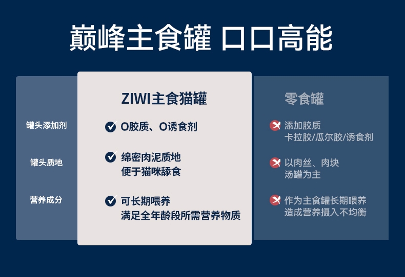 滋益巅峰Ziwi peak 无谷牛肉主食猫罐头 85g 92%肉含量 新西兰进口