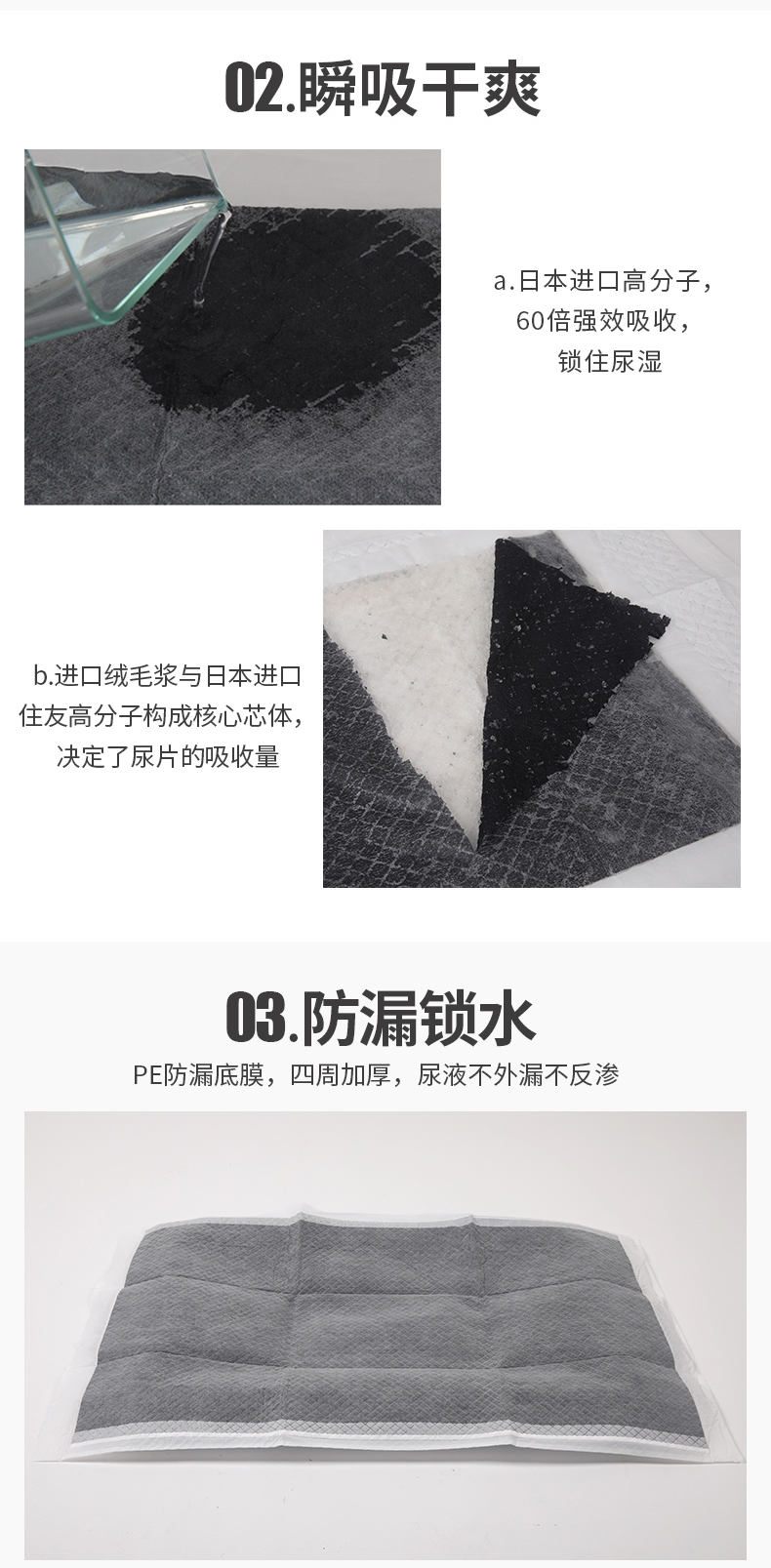 怡亲Yoken 竹炭去味干爽尿片 便后清理 猫狗通用